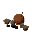 Dye pot